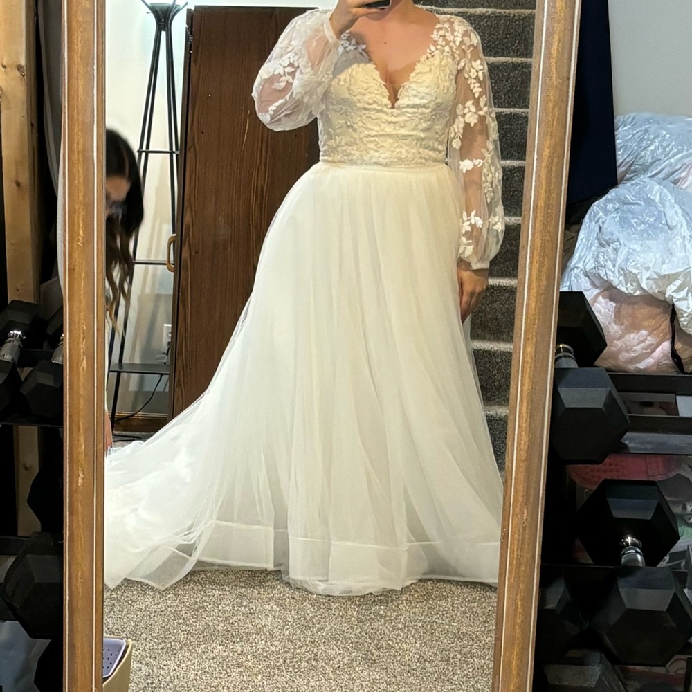 Detachable Tulle Wedding Dress Skirt